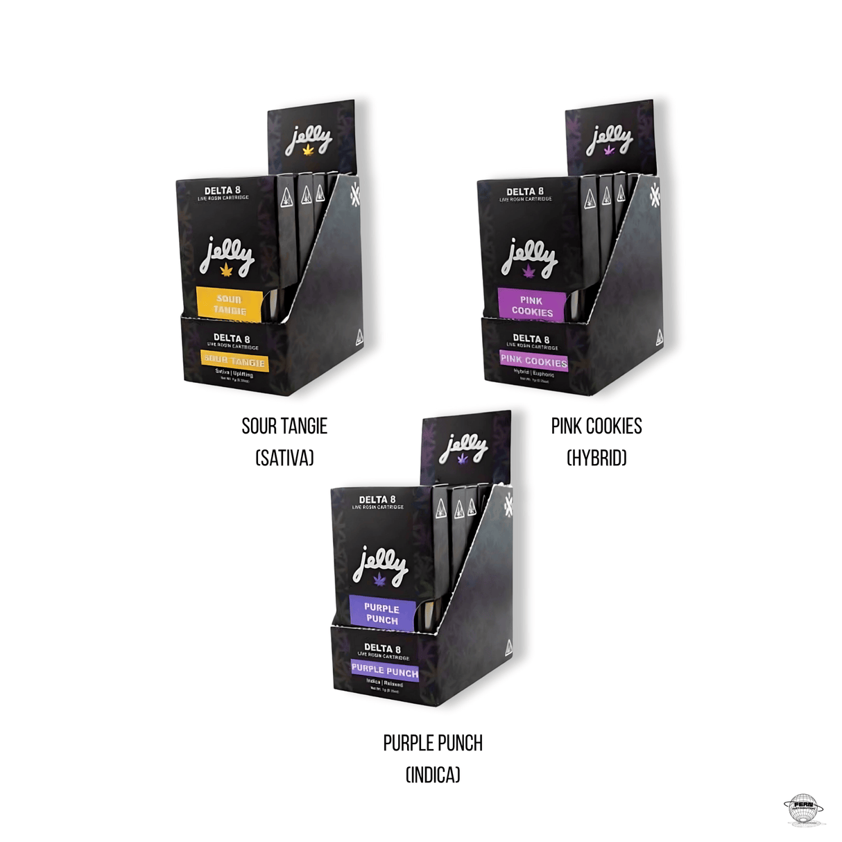 1,000mg Delta-8 Live Rosin Cartridge – 1ML (5-Count Display)