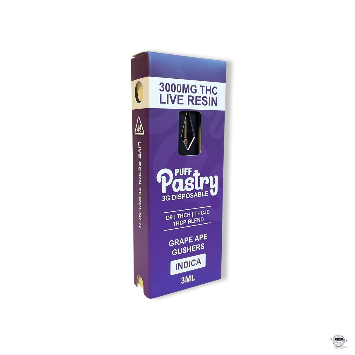 3,000mg Puff Pastry Blend Vape – 3ML Pre-Heat Disposable (5-Count Display)