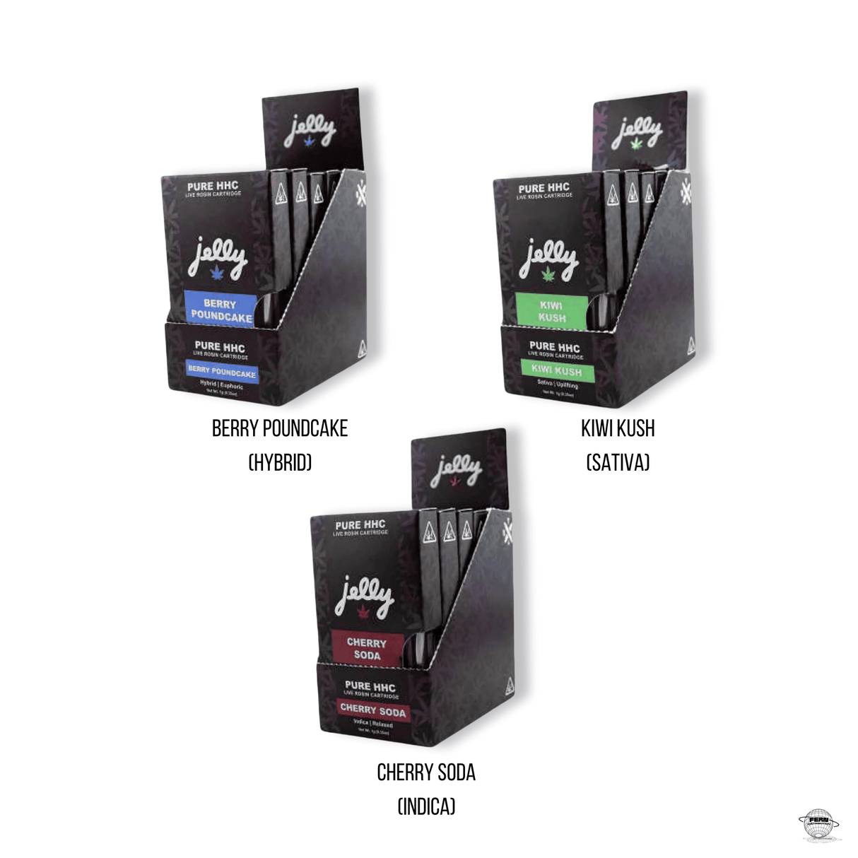 1,000mg HHC Live Rosin Cartridge – 1ML (5-Count Display)