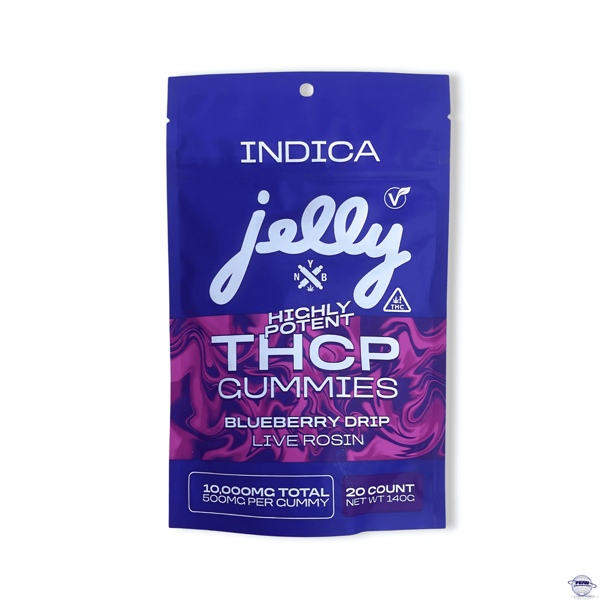 Jelly 10,000mg THCP Live Rosin Gummies – 500mg Per Gummy (20-Count Bag)