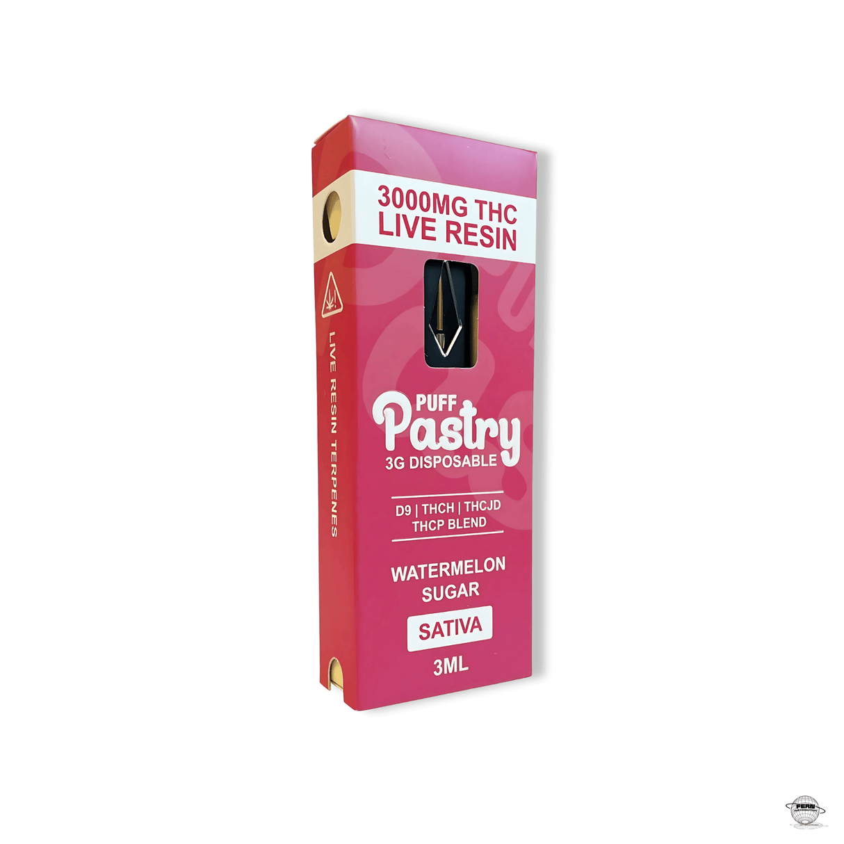 3,000mg Puff Pastry Blend Vape – 3ML Pre-Heat Disposable (5-Count Display)