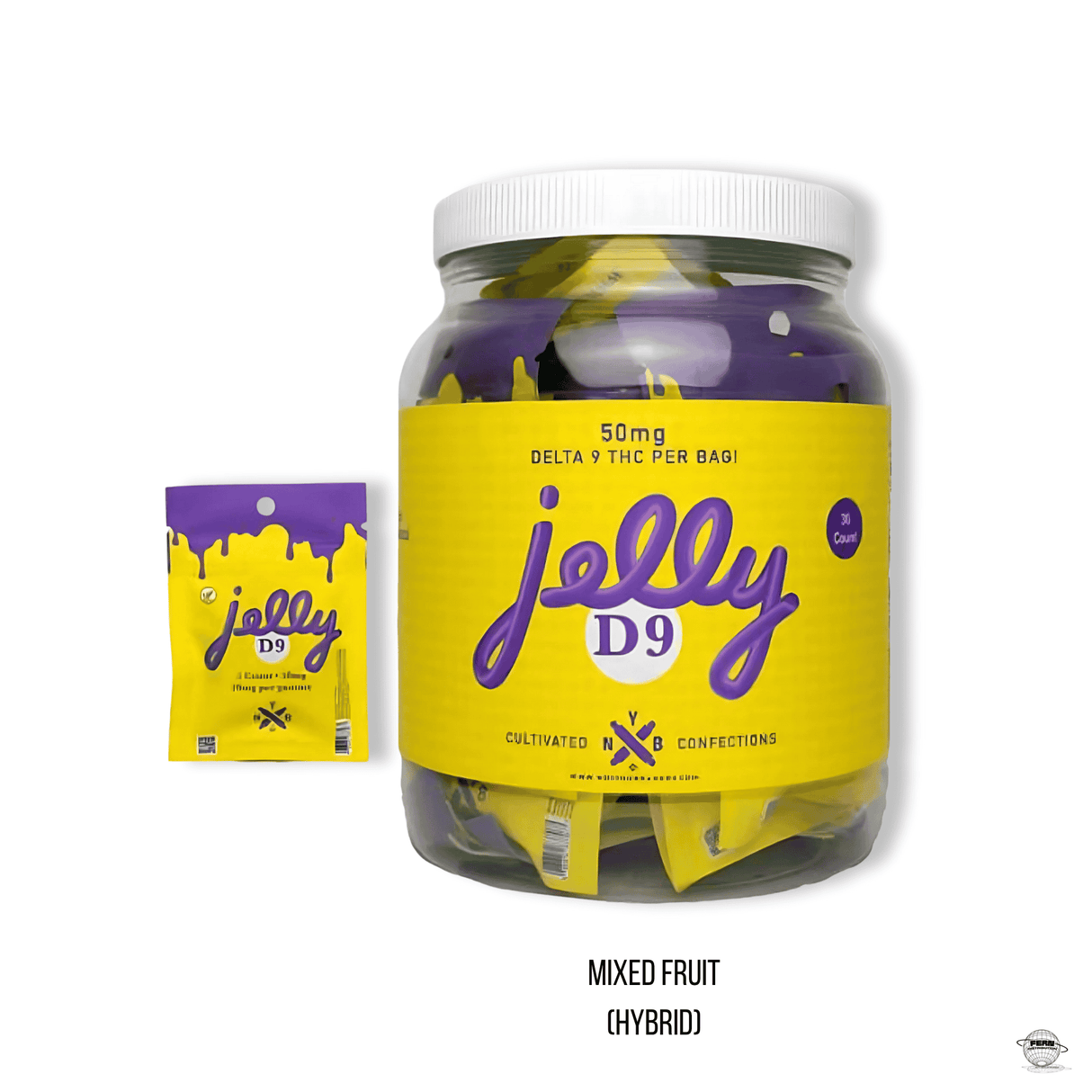 Jelly 1,500 MG Delta-9 Gummies (5ct Bags) – 10MG Per Gummy