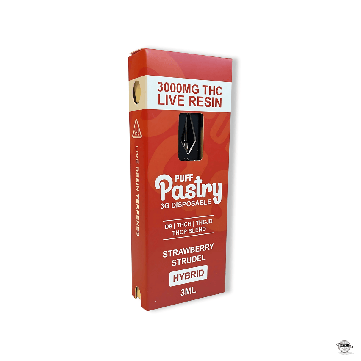 3,000mg Puff Pastry Blend Vape – 3ML Pre-Heat Disposable (5-Count Display)