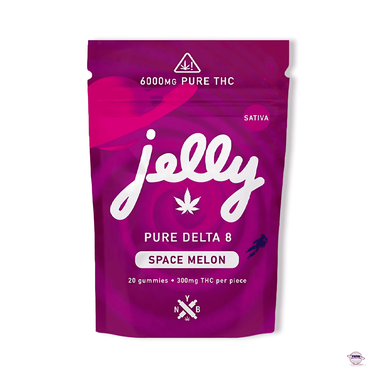 Jelly Space Series – 6,000MG D8 Gummies (300MG Per Gummy)