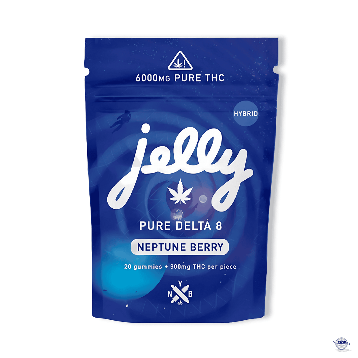 Jelly Space Series – 6,000MG D8 Gummies (300MG Per Gummy)