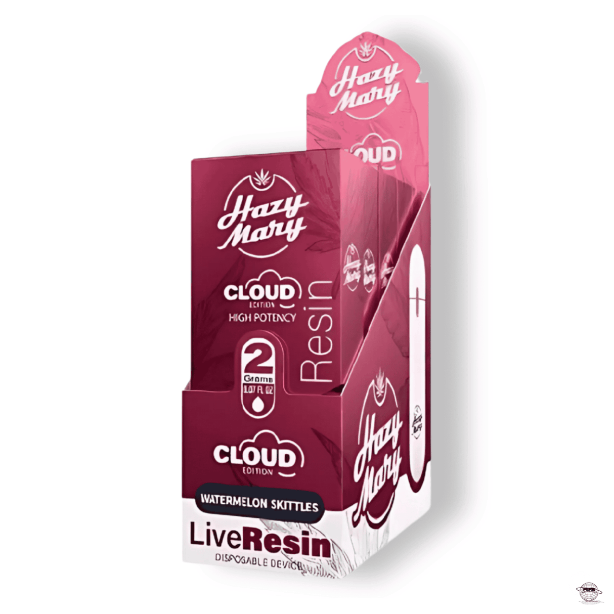 Hazy Mary Premium THCA Live Resin Disposable – 2G | Sold in 5 Count Display