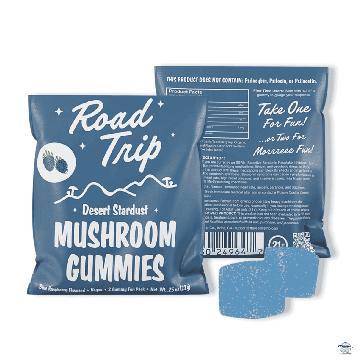 Road Trip Mushroom Gummies – 2-Piece Fun Pack