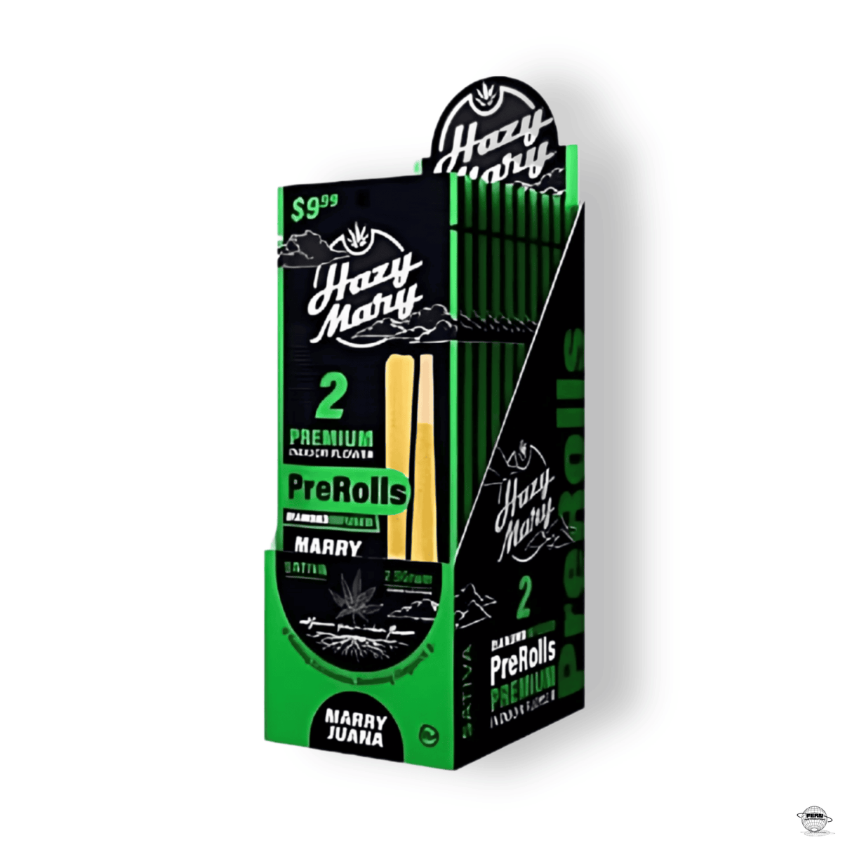 Hazy Mary Premium THCA Diamond 1.25G Pre-Roll – 2 Pack | Sold in 10 Count Display