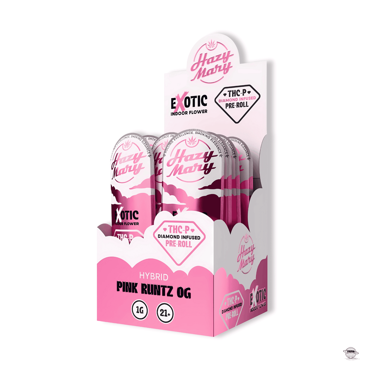 Hazy Mary Premium THCP Diamond 1G Pre-Roll – Single Count | Sold in 40 Count Display