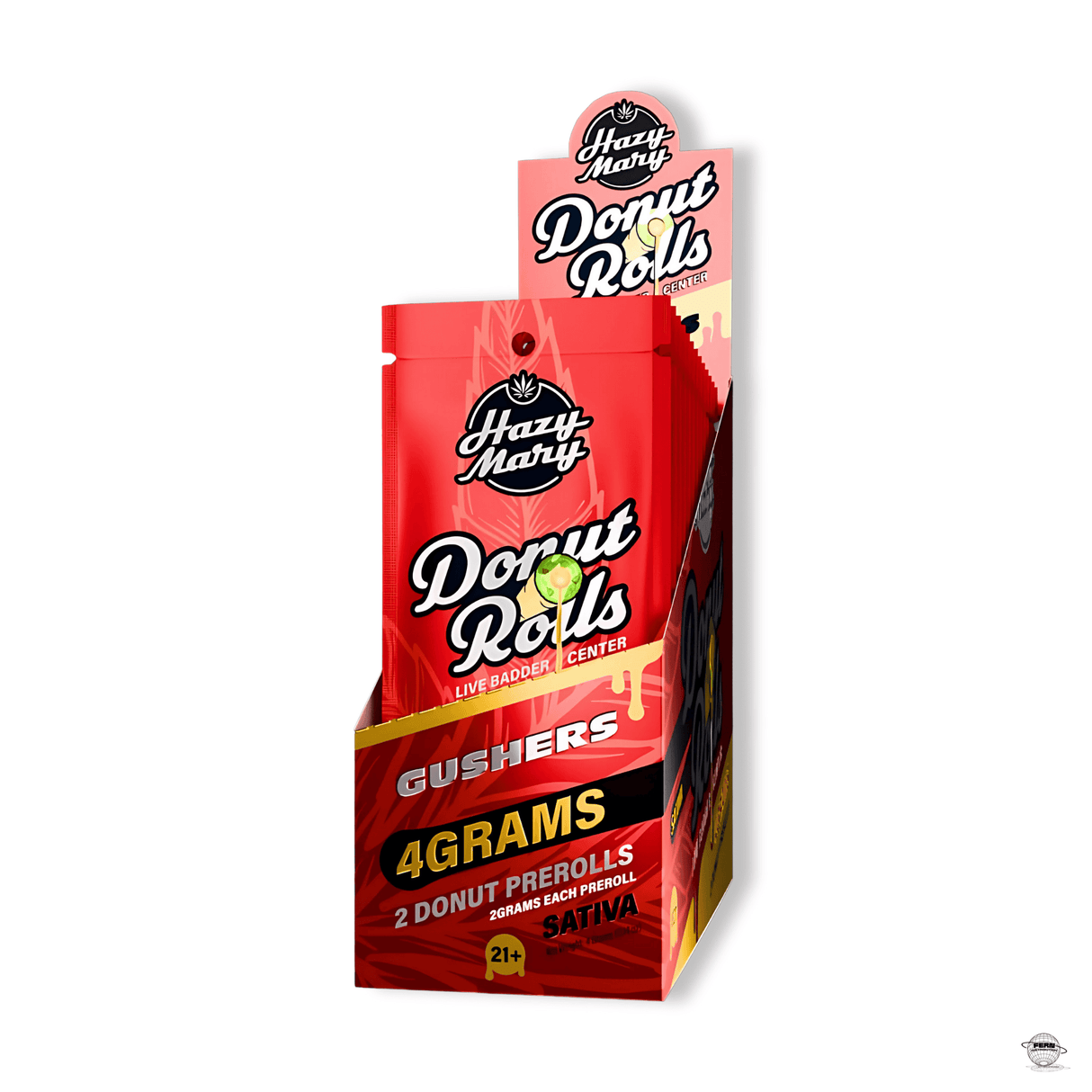 Hazy Mary Premium THCA Donut Pre-Roll – 2 Count | Sold in 10 Count Display