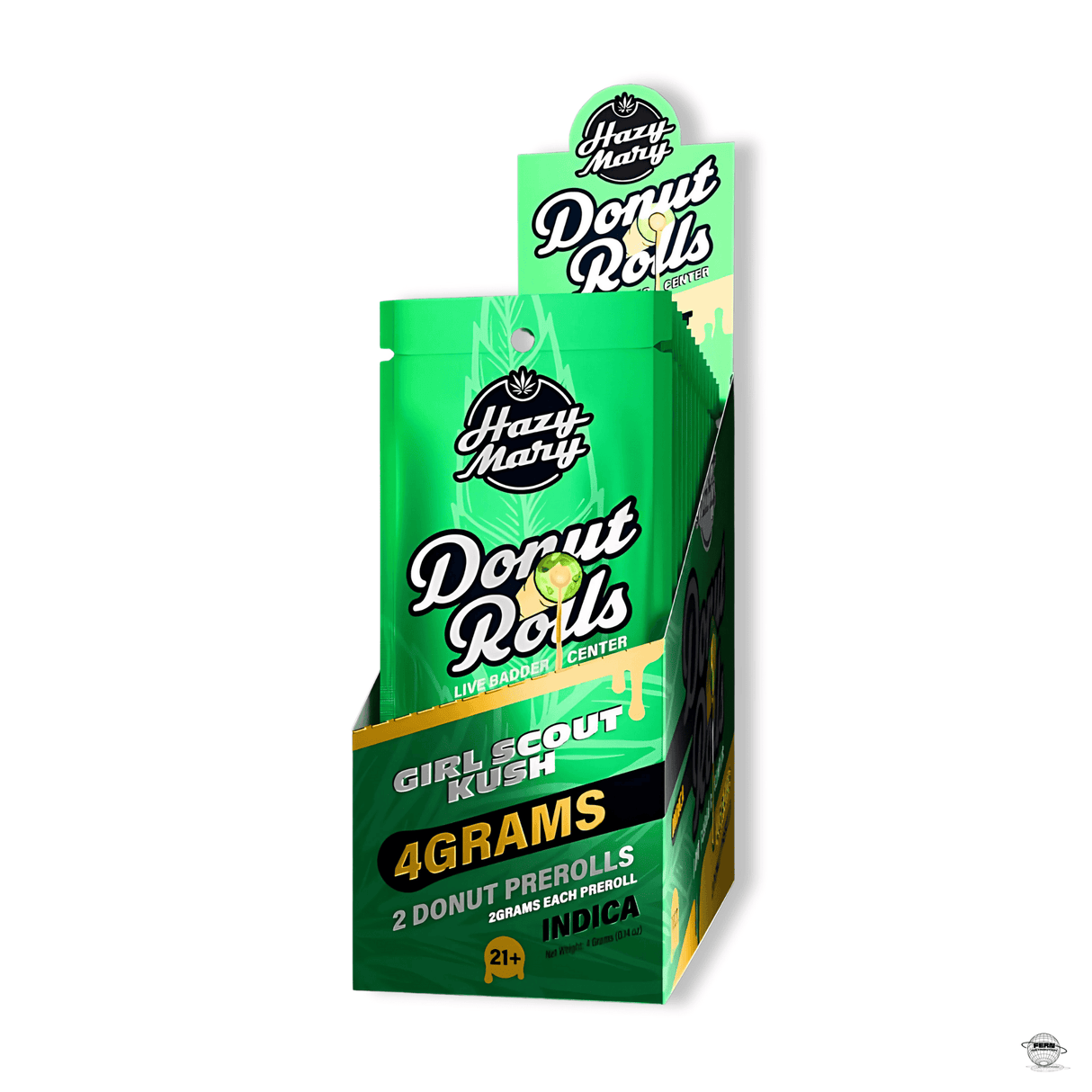 Hazy Mary Premium THCA Donut Pre-Roll – 2 Count | Sold in 10 Count Display