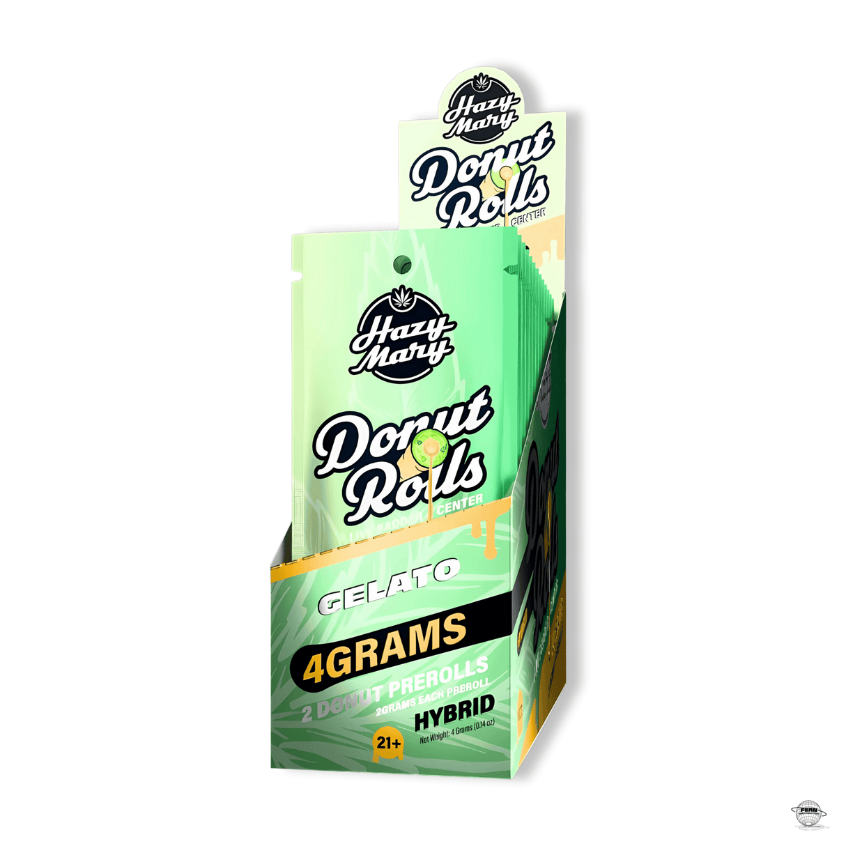 Hazy Mary Premium THCA Donut Pre-Roll – 2 Count | Sold in 10 Count Display