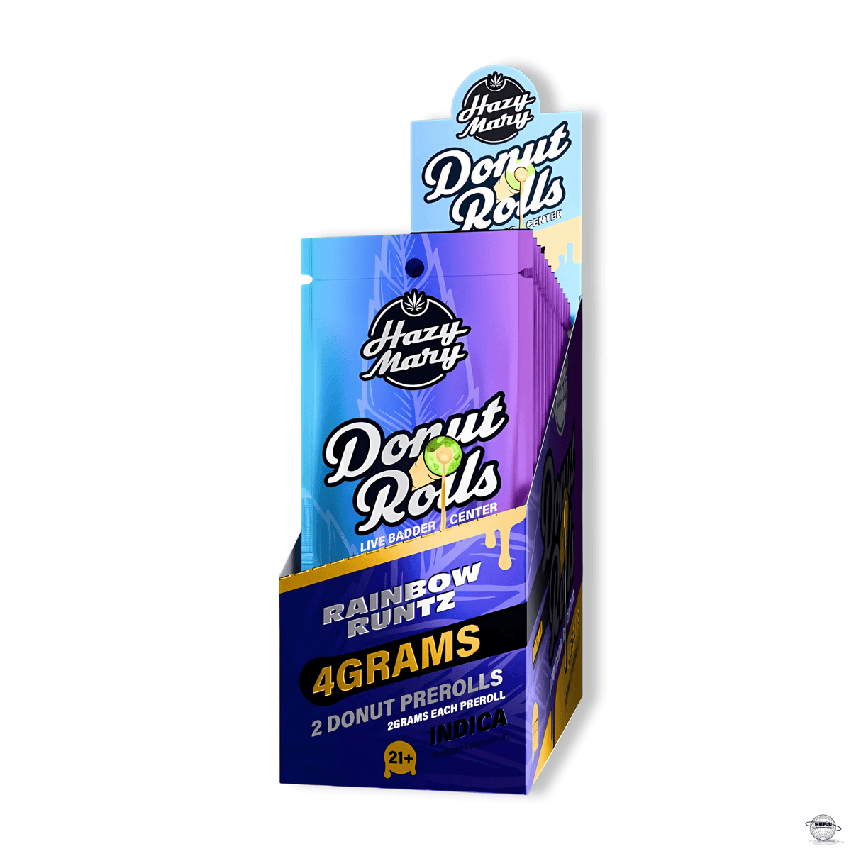 Hazy Mary Premium THCA Donut Pre-Roll – 2 Count | Sold in 10 Count Display