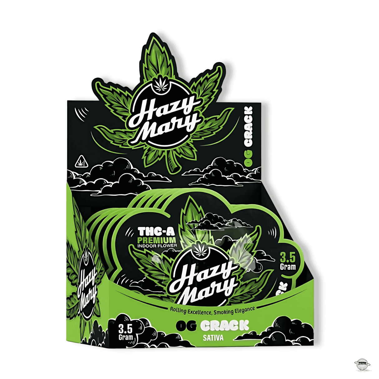 Hazy Mary Premium THCA Indoor Flower – 3.5g Mylar | Sold in 5 Count Box