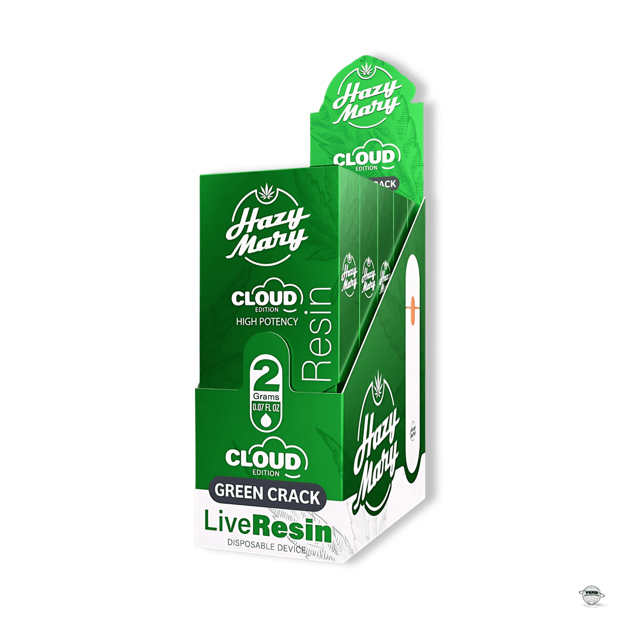 Hazy Mary Premium THCA Live Resin Disposable – 2G | Sold in 5 Count Display