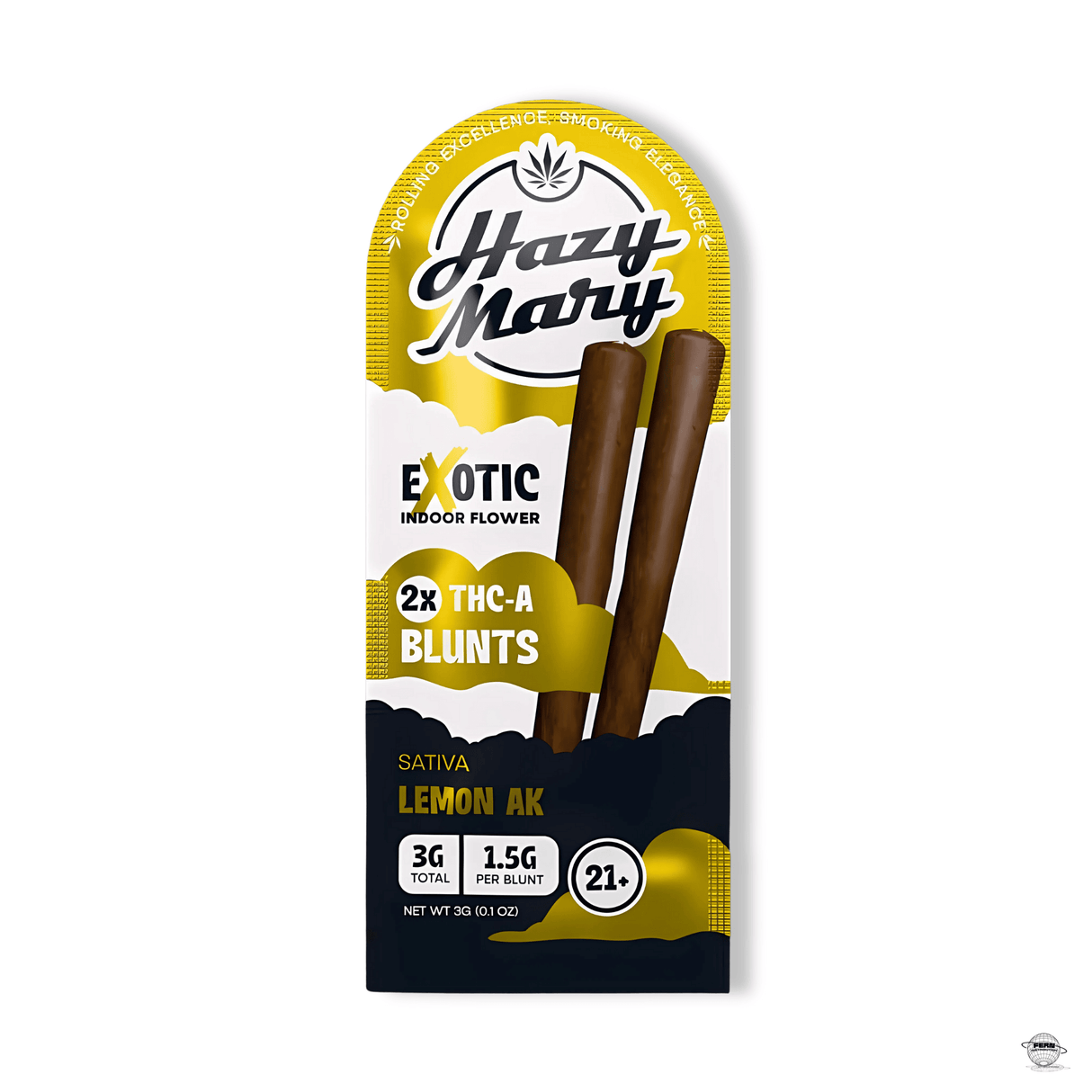 Hazy Mary Premium THCA Exotic Blunts – 2 x 1.5G Blunts | Sold in 10 Count Display