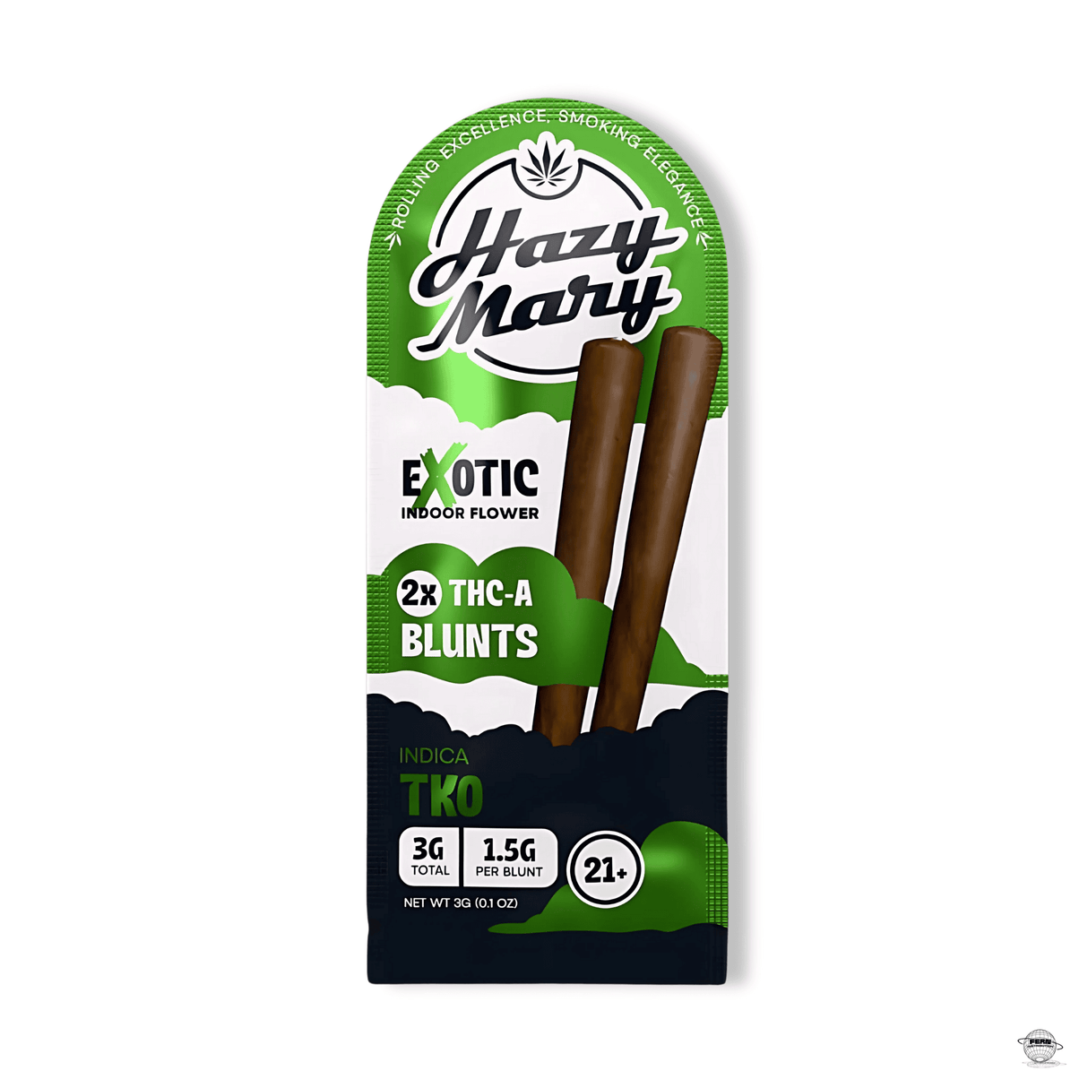 Hazy Mary Premium THCA Exotic Blunts – 2 x 1.5G Blunts | Sold in 10 Count Display