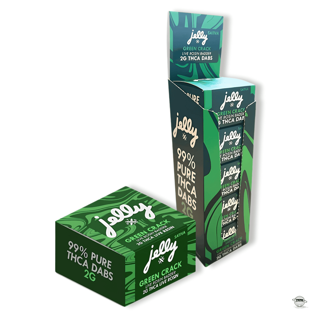 2g THCa Live Rosin Badder – 5-Count Display