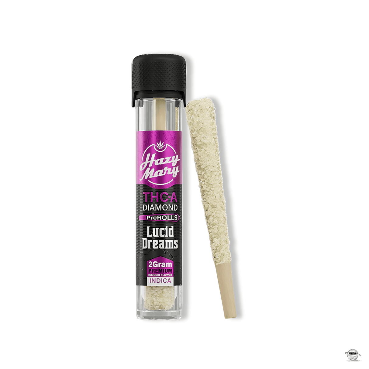 Hazy Mary Premium THCA Diamond-Coated 2G Pre-Roll – Single Count | Sold in 10 Count Display