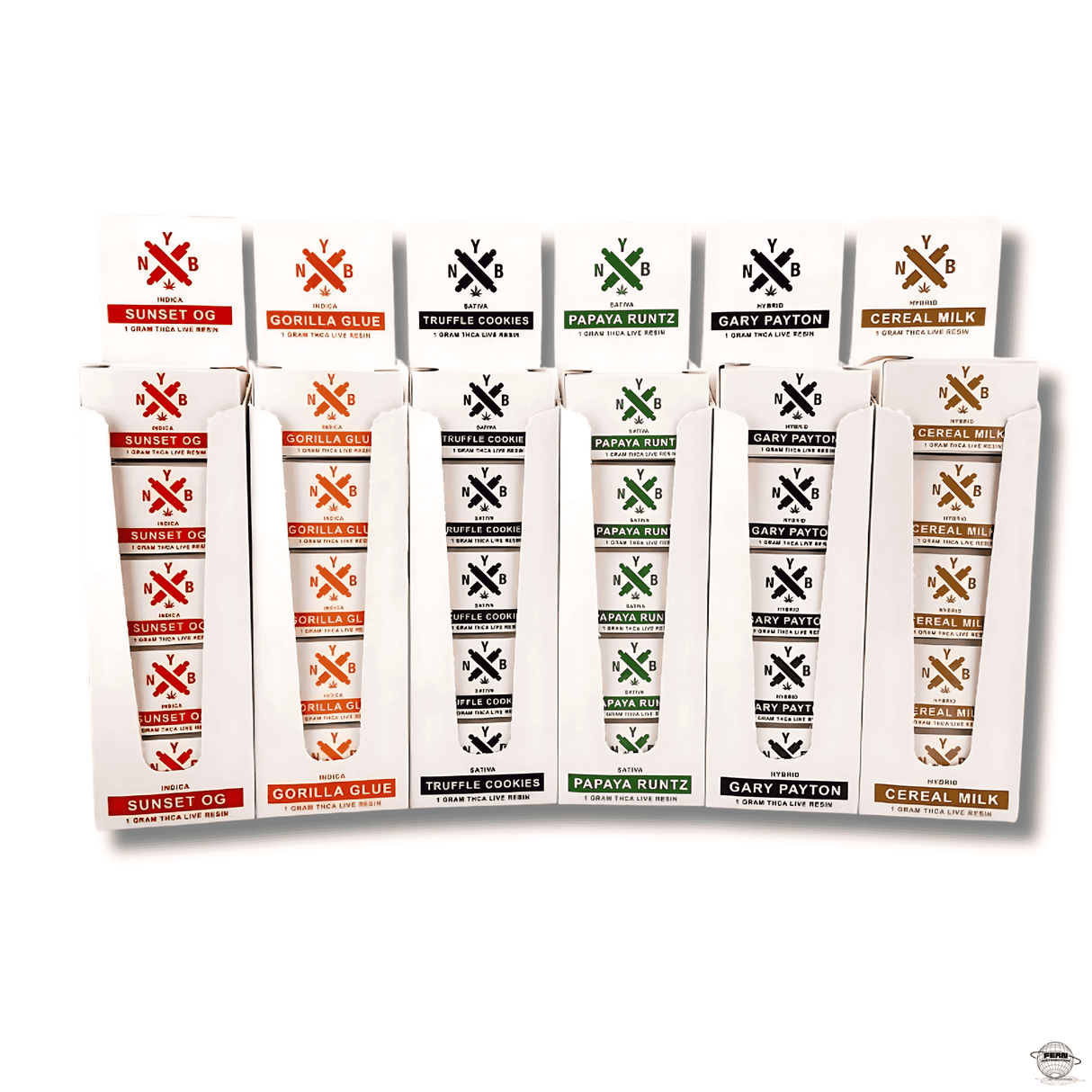 1 Gram THCA Live Resin Crumble Sold in 5 Count Display