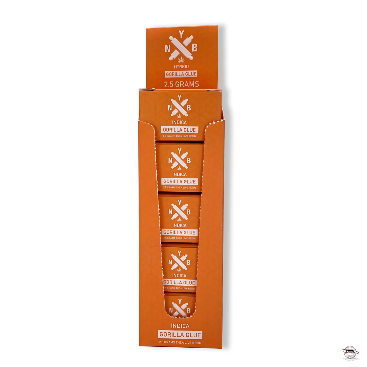 2.5g THCa Live Resin Crumble – 5-Count Display