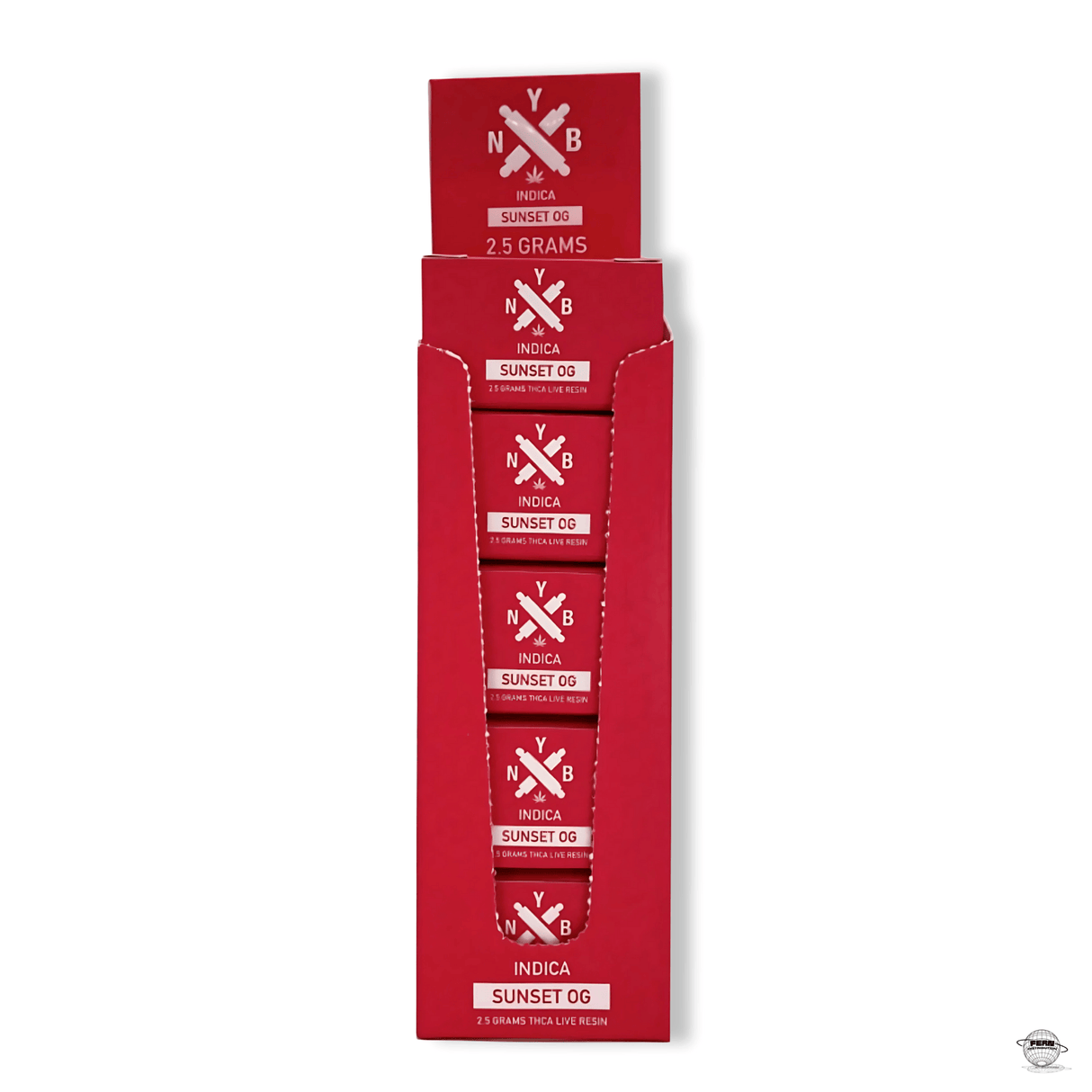 2.5g THCa Live Resin Crumble – 5-Count Display