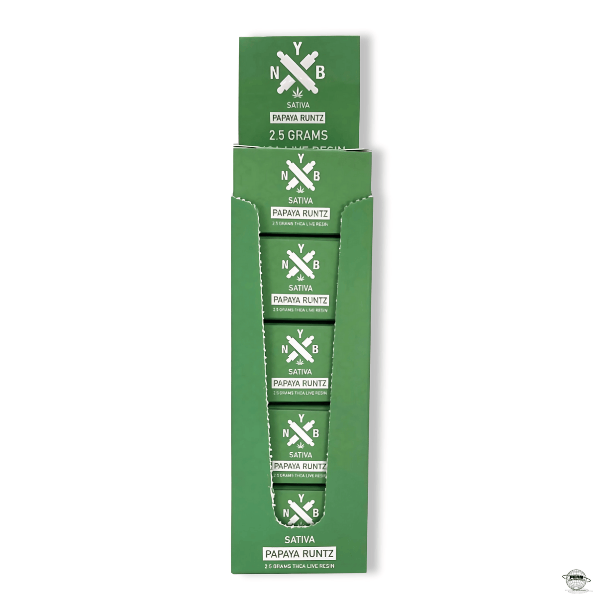 2.5g THCa Live Resin Crumble – 5-Count Display