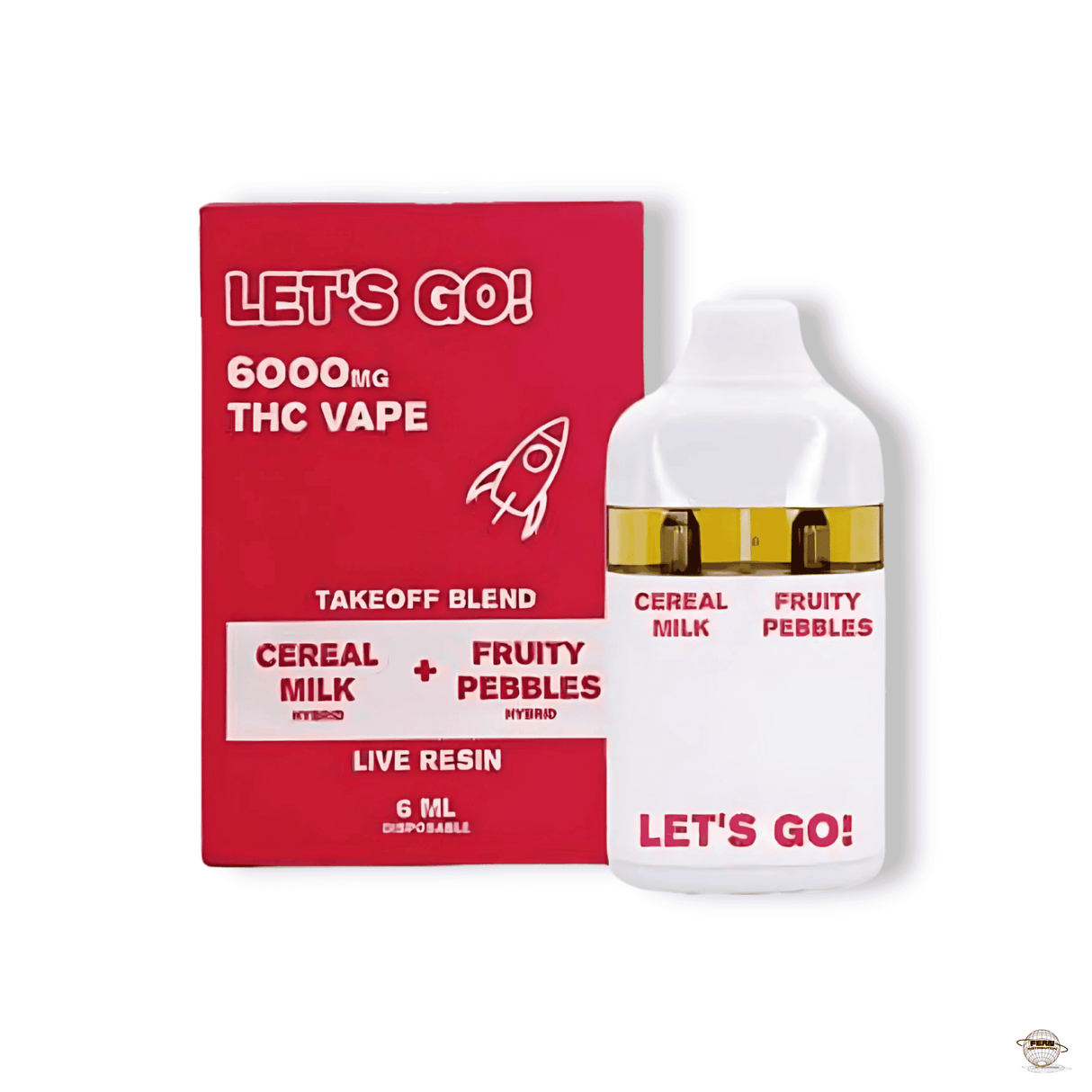 6,000mg Takeoff Blend – 6ML Disposable Vape (5-Count Display)