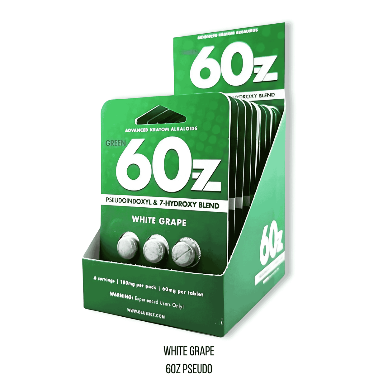 Green 60z – Pseudoindoxyl + 7-OH Blend Tablets