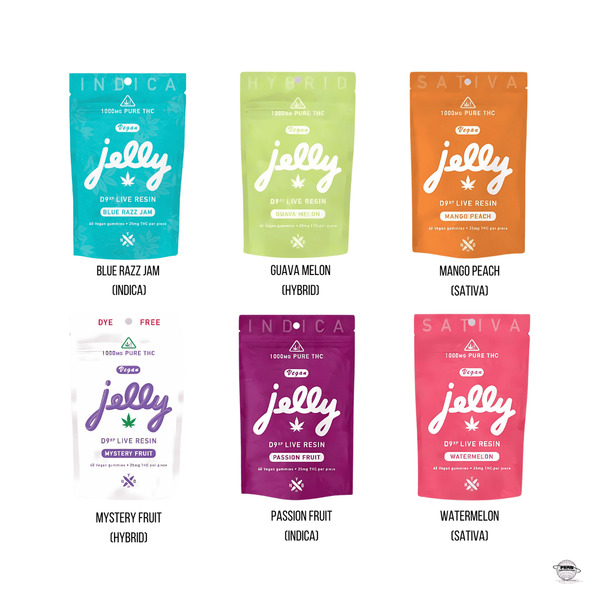 Jelly 1,000 MG D9XP Live Resin Gummies