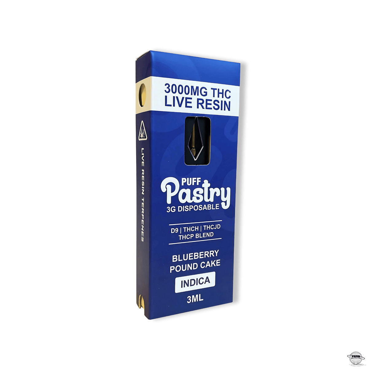 3,000mg Puff Pastry Blend Vape – 3ML Pre-Heat Disposable (5-Count Display)