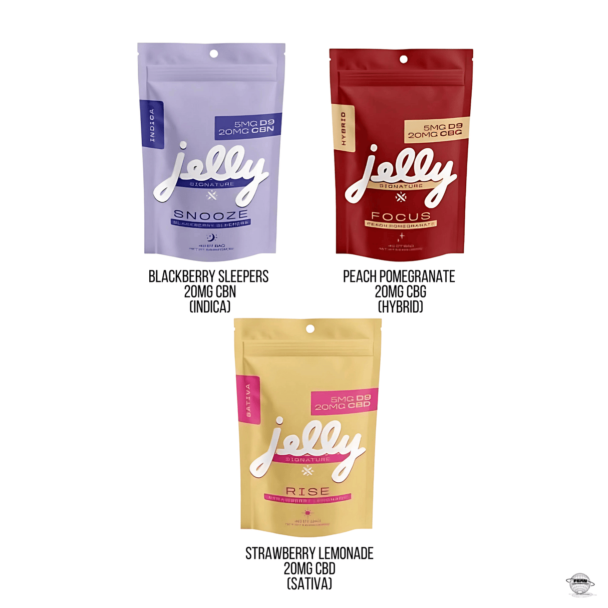 Jelly Signature Series – 1,000 MG D9, CBD, CBG, CBN Gummies