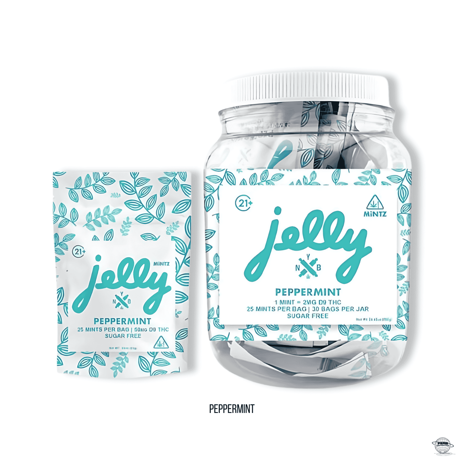 Jelly Delta-9 Microdose Mints – 1,500MG (25 x 2MG Per Bag)