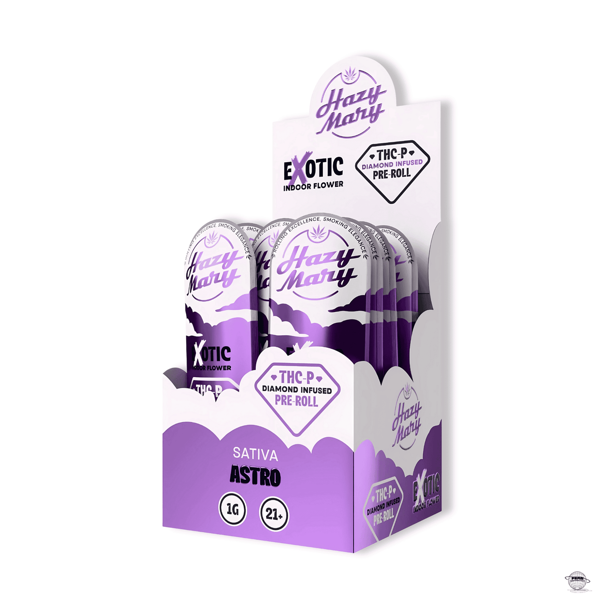 Hazy Mary Premium THCP Diamond 1G Pre-Roll – Single Count | Sold in 40 Count Display