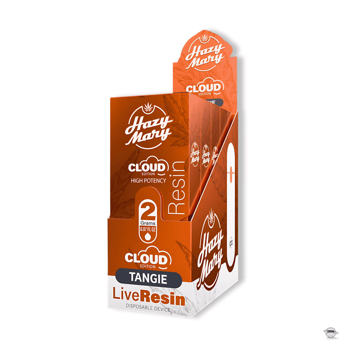 Hazy Mary Premium THCA Live Resin Disposable – 2G | Sold in 5 Count Display