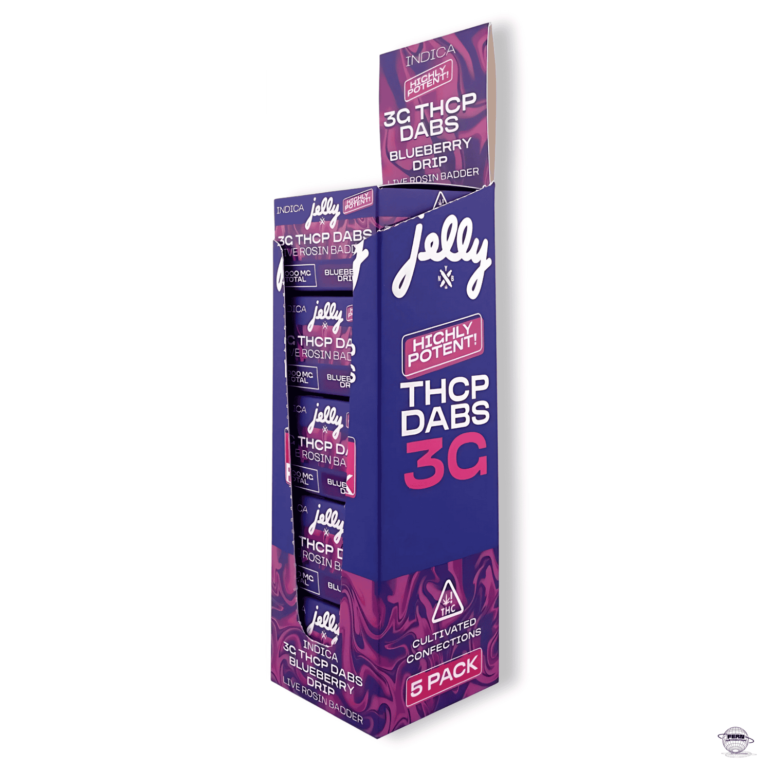 3g THCP Live Rosin Badder – 5-Count Display
